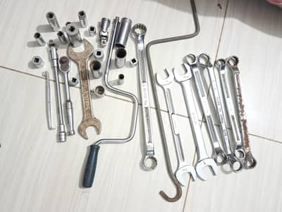 Spanner Ring fix & socket with Rachet