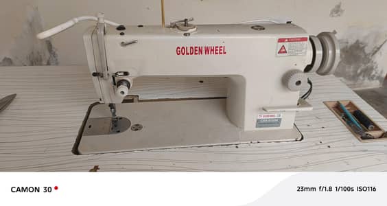 Golden wheel sewing machine