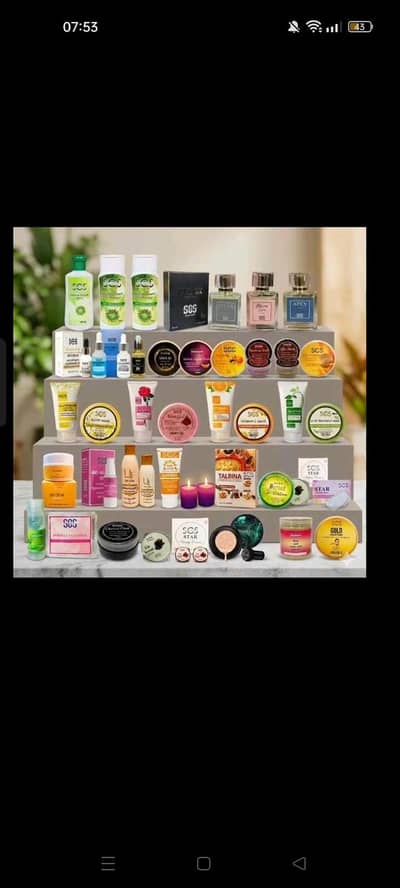 SCS company all products available skincare haircare perfume