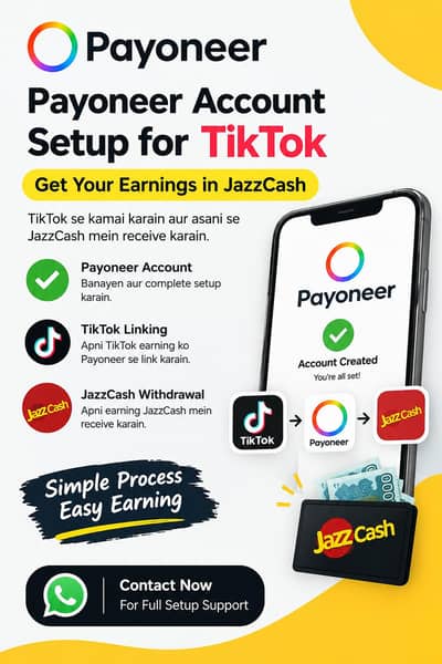 tiktok payment setup (earning)