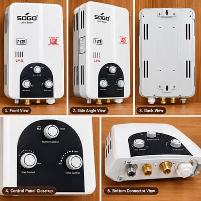 7 Liter Instant Gas Geyser for Sale – Excellent Condition