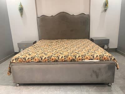 Complete Bedroom Bed Set with Side Tables, Dressing & Seatiy