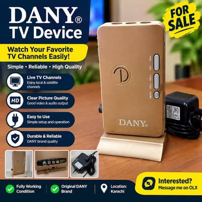 Title: DANY TV Device for Sale – Rs. 3,000