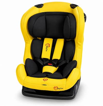 Nido Baby Car Seat – Yellow & Black, Adjustable 5-Point Harness