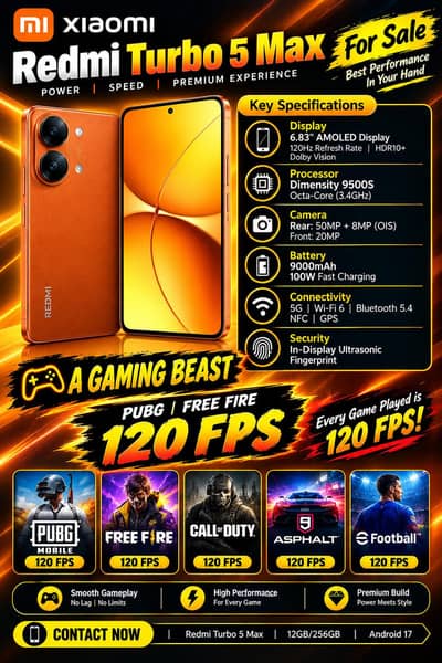 Xiaomi Redmi Turbo 5 Max
