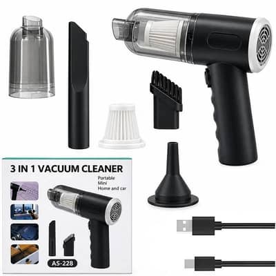 3-in-1 Mini Vacuum Cleaner & Air Blower
