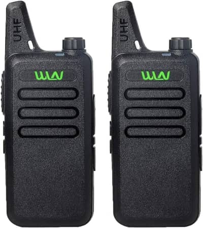 WLN KD-C1 Mini Walkie Talkie UHF Two Way Radio Best for Communications