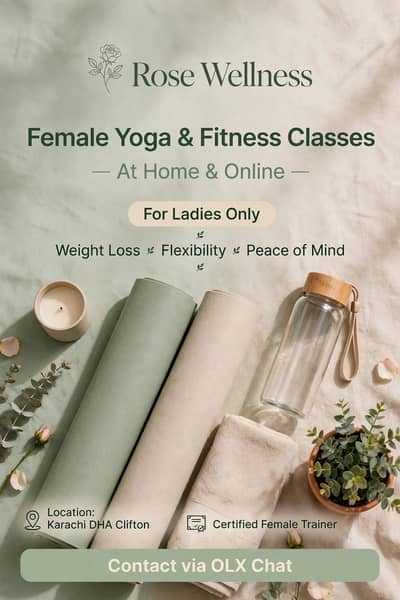 Female Yoga & Fitness Classes At Home & Online - For Ladies Only