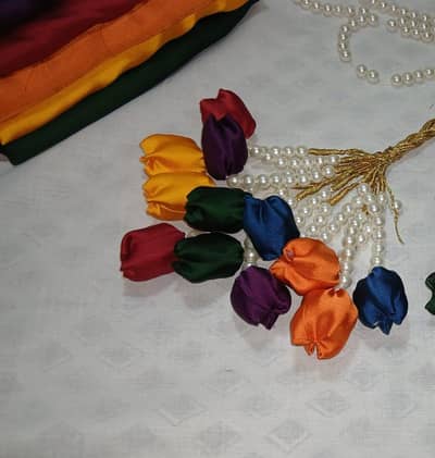 Bridal Tulip paranda | Wedding Mehndi hair braid tassel | Bridal