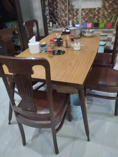 dining table with 6 chairs