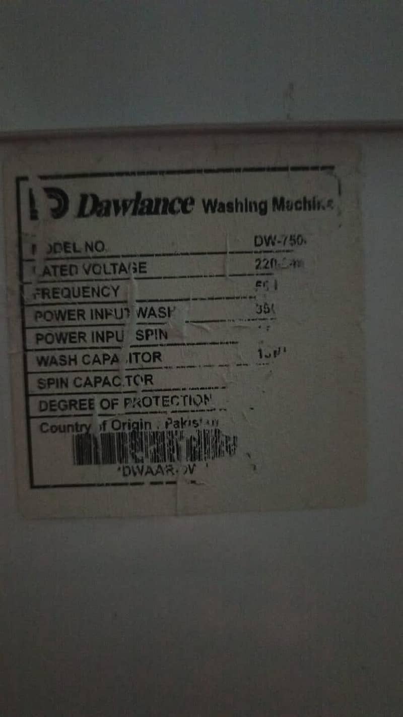 Washing machine 5