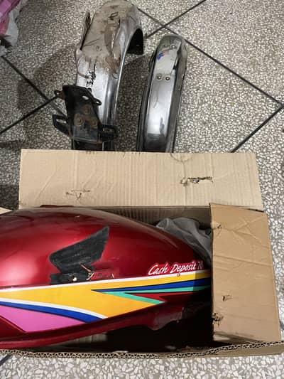 Cd 70 2011 tanki tappay + mudguard