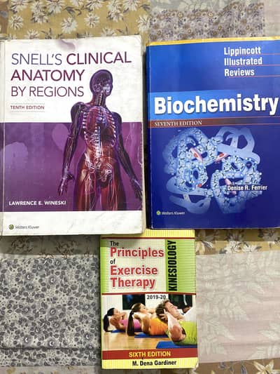 Medical Textbooks - Anatomy, Biochemistry & Exercise Therapy