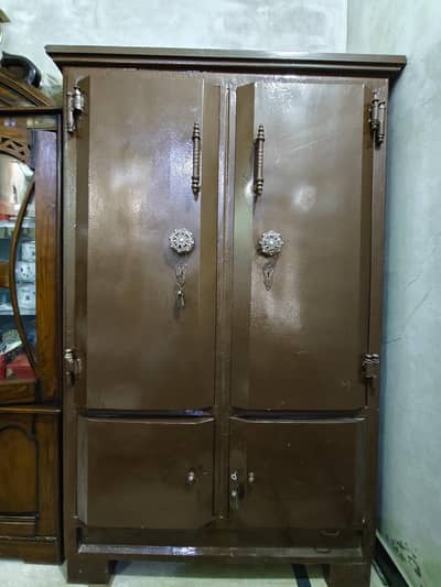 2 Door Safe Almari metal body (Clothes wardrobe)