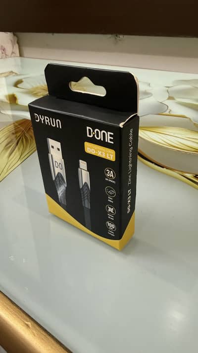 Brand New Dyrun D-ONE Zinc Lightning Cable (3A Fast Charge)