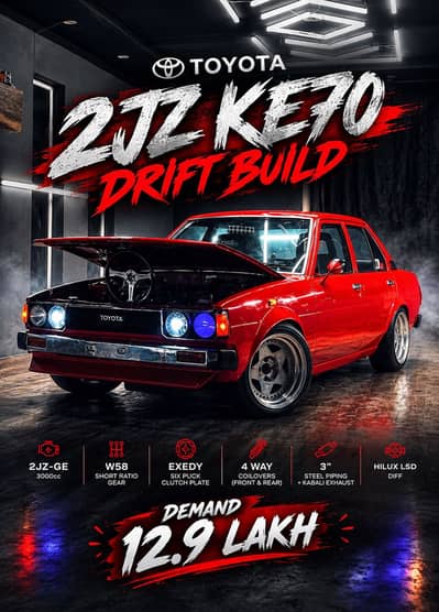 Corolla KE70 | 2JZ Powered JDM Drift Spec