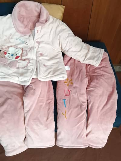 winter dress with double trousers