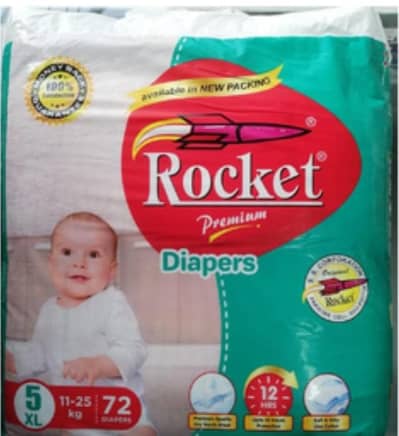 Rocket mega pack baby diaper size 5 xl 11 25 kg 72