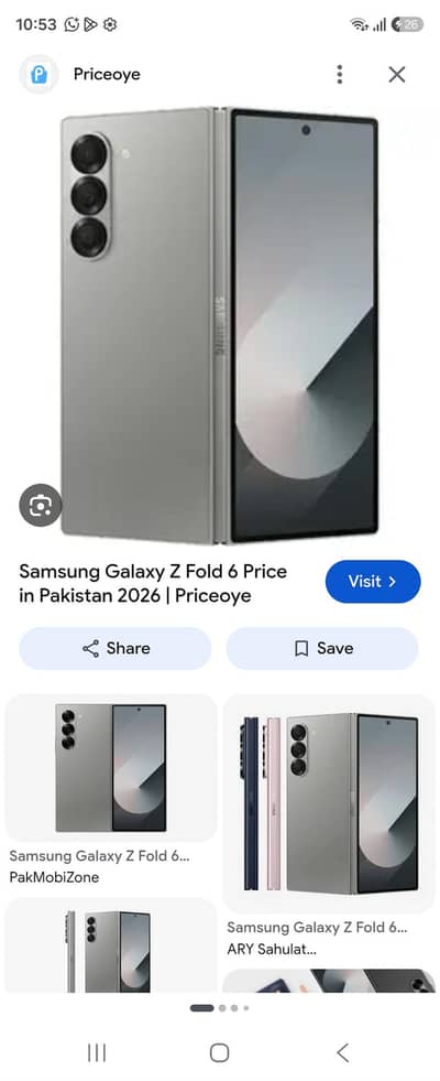 Samsung Mobile Z Fold 6