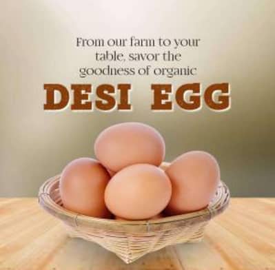 Pure desi fertile eggs. (Cross of aseel & desi)