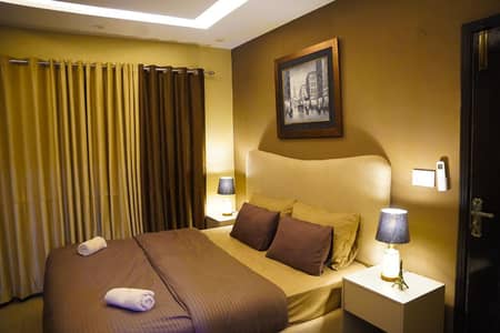 Exclusive 1 Bed Furnished Apartment Bahria Town on Per Day Rent