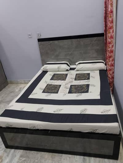 Bed with Mattress Mujahid Delux
