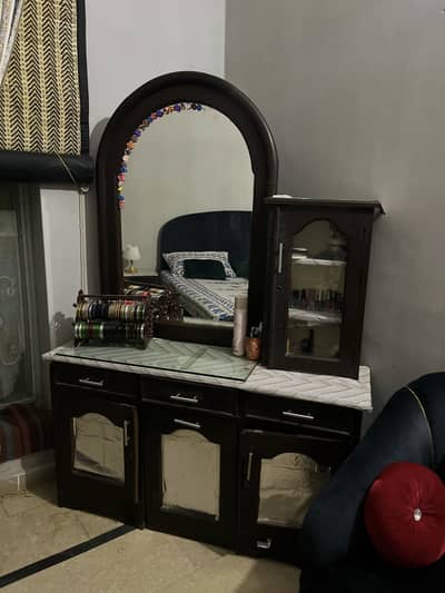Original Pure Tali Wood Dressing Table with Mirror – Premium Quality