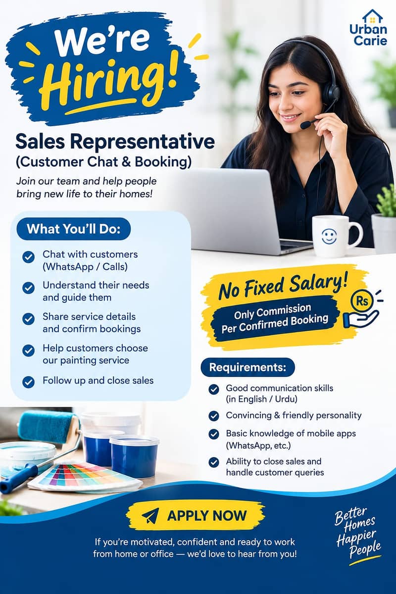 Sales & Booking Executive – Commission Based - Sales Jobs - 1121056637