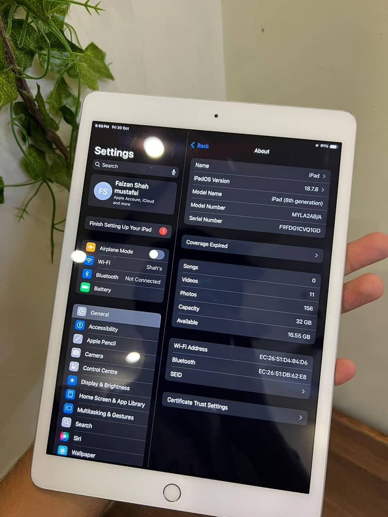 IPAD 8 GEN • 1