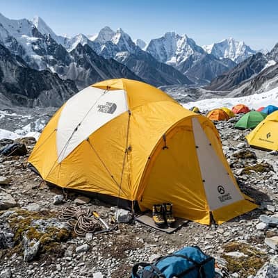 The North Face and other brand 4 Season tents