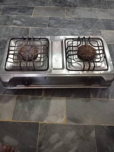 2 burner stove available for sale in good condition
