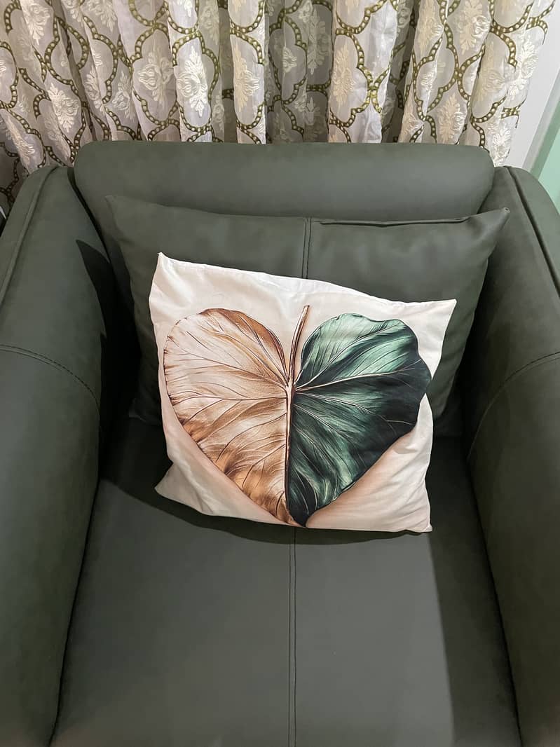 Leather sofa set 5