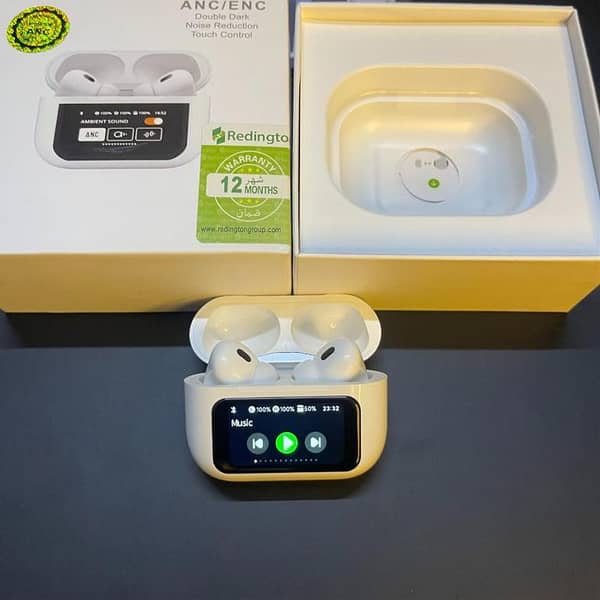 WHITE LIMITED TIME DEAL: 90% OFF!  WHITE A9 Pro Ear buds – Premium Air Pods ANC+ENC earbuds Noise Cancelling airpods | Wireless Bluetooth Earphones & Airpods Alternative | Immersive Ambient Sound, All-Day Battery! earphones