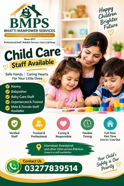 babysitter. housemaids. cooks. drivers. patientcare. helpers. ninny. all staf