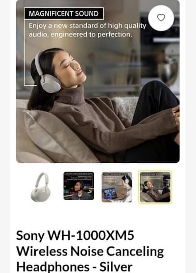 new box pack Sony model-wH-1000xm5