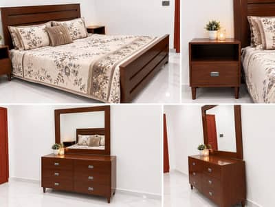 King size bed set without mattress