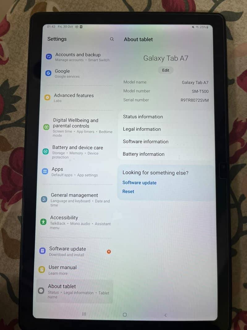 Samsung TAB A7 1