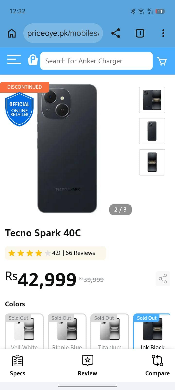Tecno Spark 40C 1
