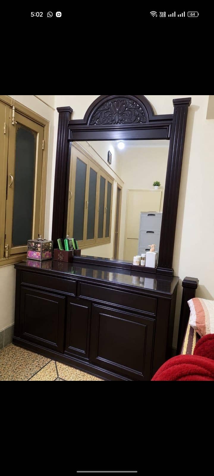 Double Bed with Dressing Table - Good condition 1