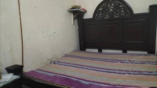 Double Bed with Dressing Table - Good condition | No Mattress