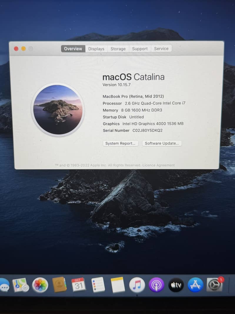 MacBook Pro 2012 6