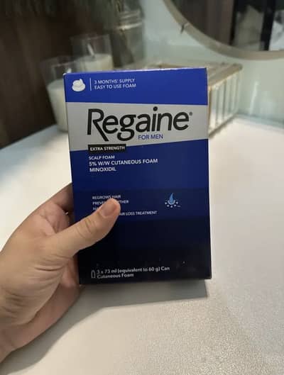 Regain/Rogain Foam 5% Minoxidil | UK Import.  Rogain