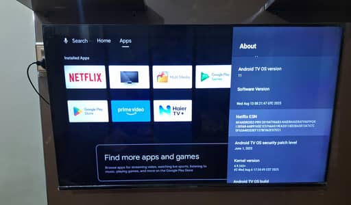 Haier LED Tv 43"