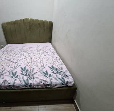 Double bed(Poshish)  for sale . . with mirror