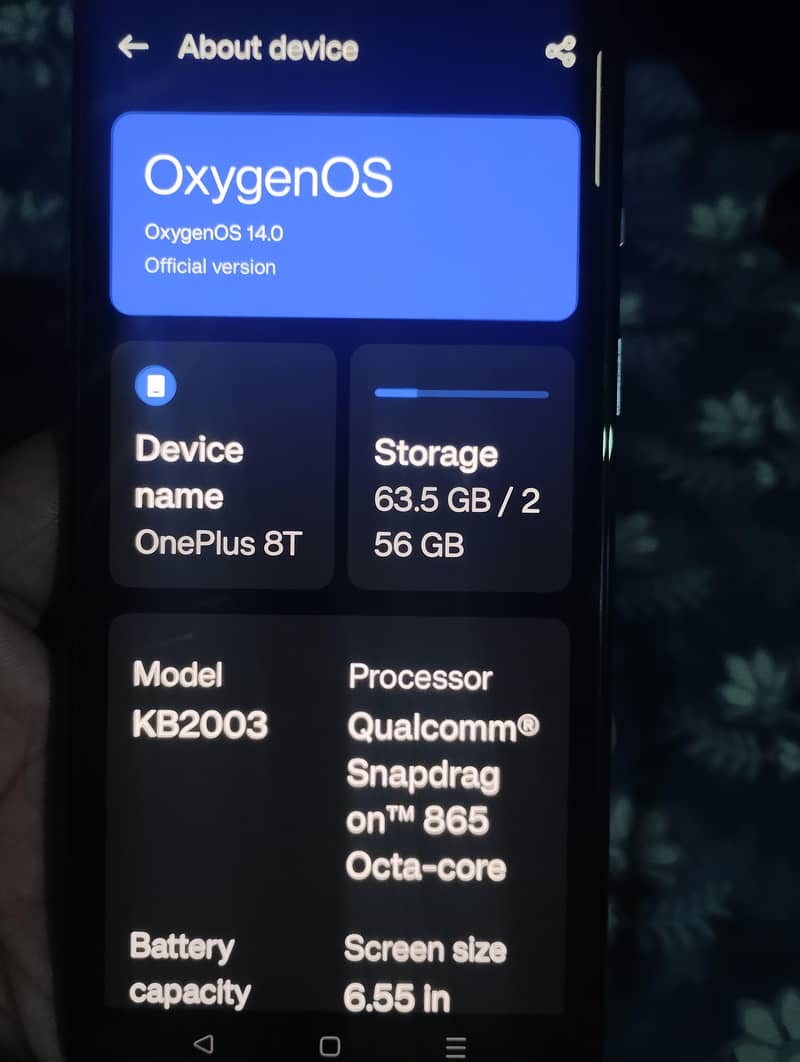 One Plus 8T 12/256 1