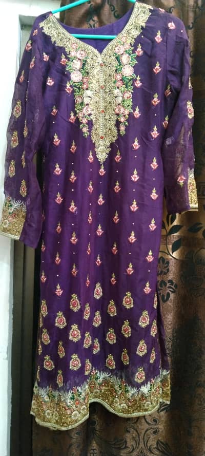 3 piece chiffon dress