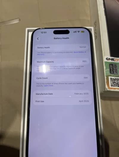 Apple iPhone 16 Pro Max pta approved 256 gb