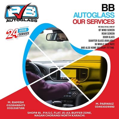 windshield, windscreen, door glass, quater glass, sunroof