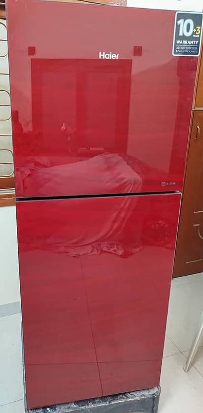 haier fridge 9 cubic ft red HRF-306EPR