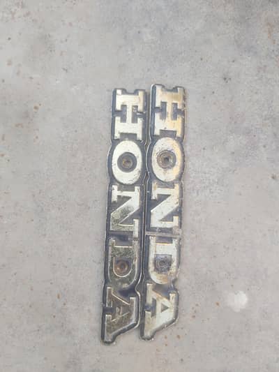 honda cg 125 point bike fuel tank logo 91 model genuine condition